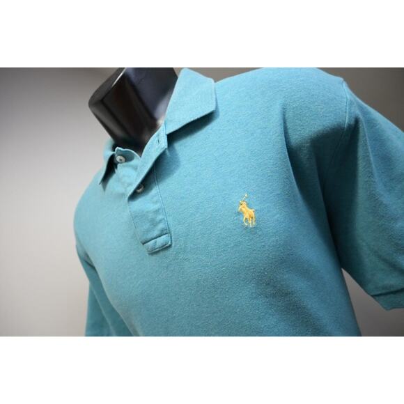 Polo Ralph Lauren Golf Polo Classic Fit Blue Short Sleeve Mens Size Medium - Picture 1 of 8